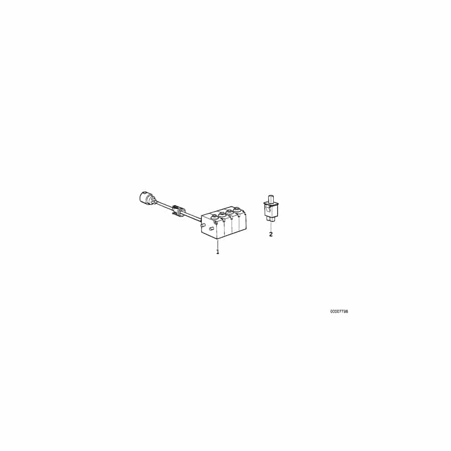 Genuine BMW 61312297027 Micro Switch Central Locking System (Inc. Z1)