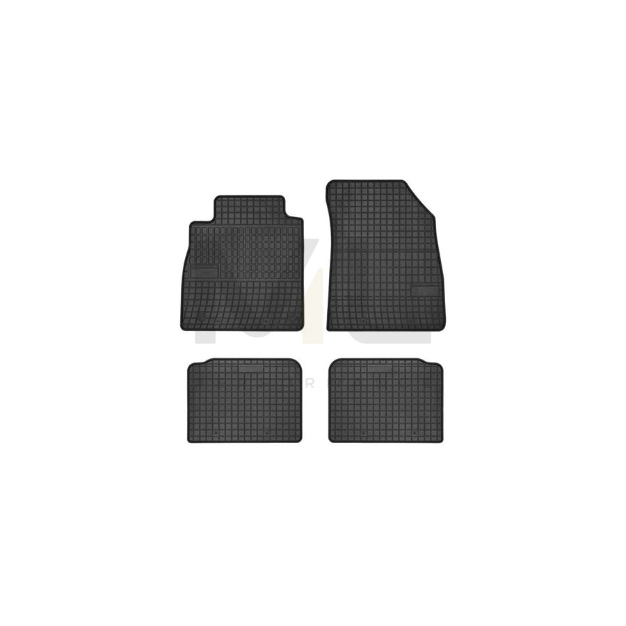 FROGUM Tailored 547945 Floor mat set for NISSAN Micra V Hatchback (K14) Elastomer, Front and Rear, Quantity: 4, Black, (LHD)