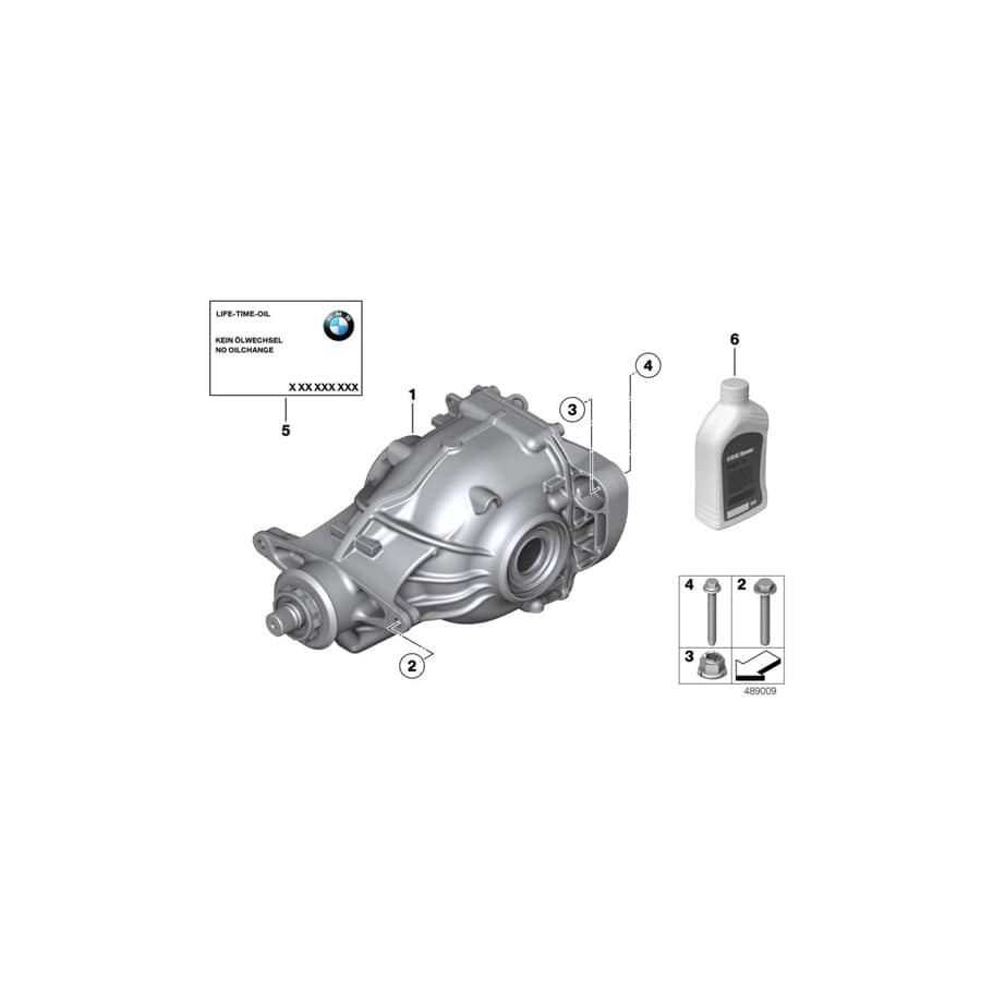 Genuine BMW 33107584159 F01 F02 Exch. Final Drive I=3,46 (Inc. 750Li, 750LiX & 750i)