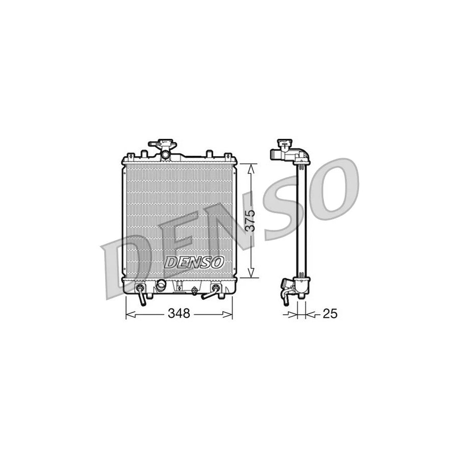 DENSO DRM47009 Engine Radiator