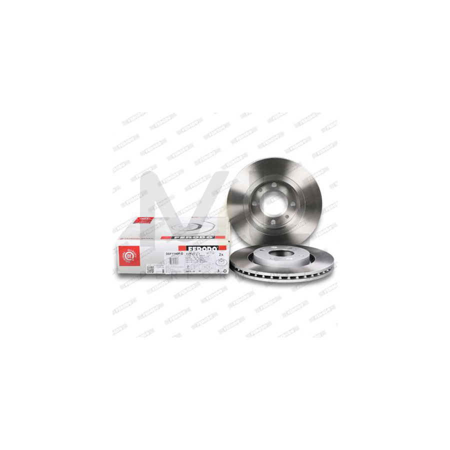 Ferodo DDF1904-1 Brake Disc Vented - Pair