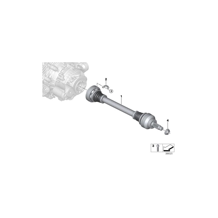 Genuine BMW 33207850144 Reinforcement D=10M (Inc. X5 M & X6 M)