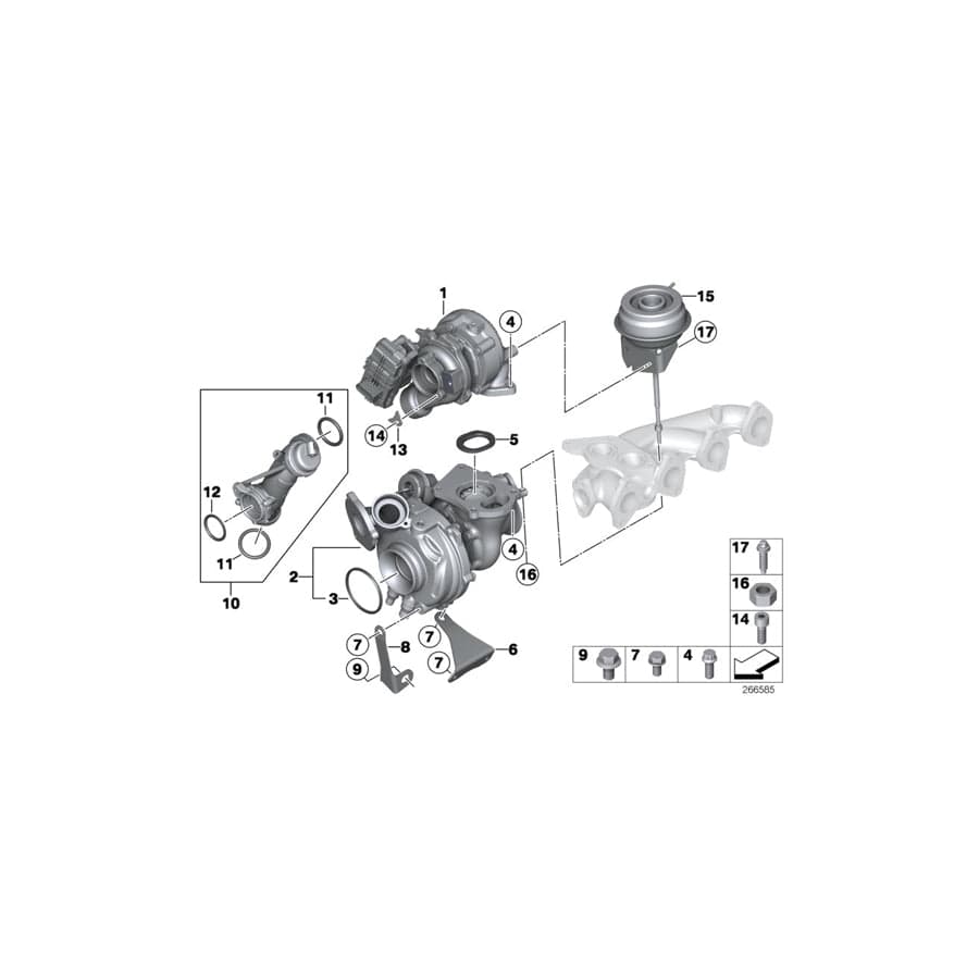 Genuine BMW 11657823036 F01 F02 G12 Mounting Panel (Inc. 725d, X1 25dX & M550dX)