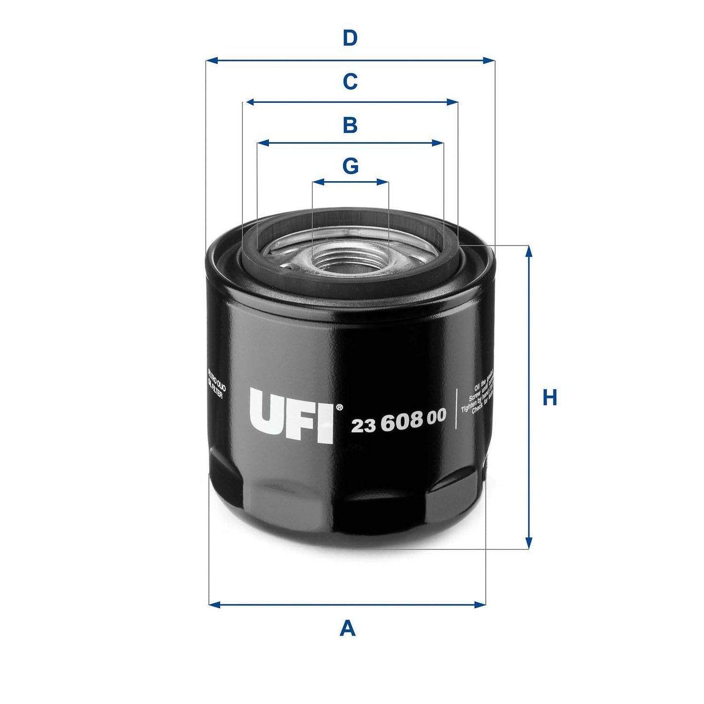 UFI 23.608.00 Oil Filter