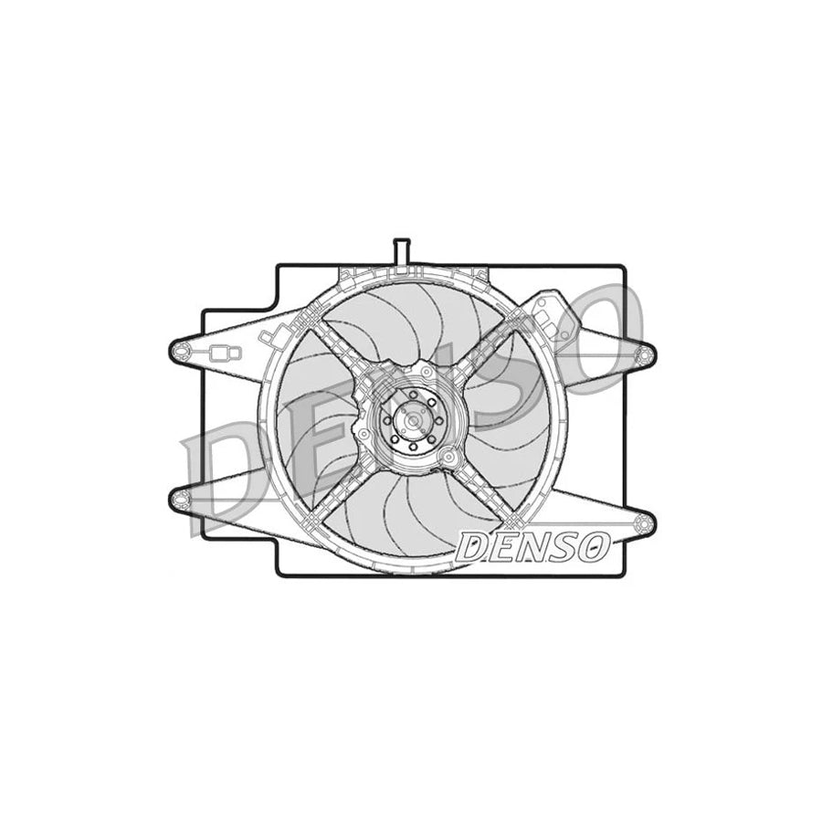 DENSO DER01002 Fan, Radiator