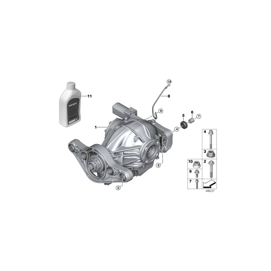 Genuine BMW 33177852486 F83 F80 Vibration Absorber (Inc. M4, M3 & M4 CS)