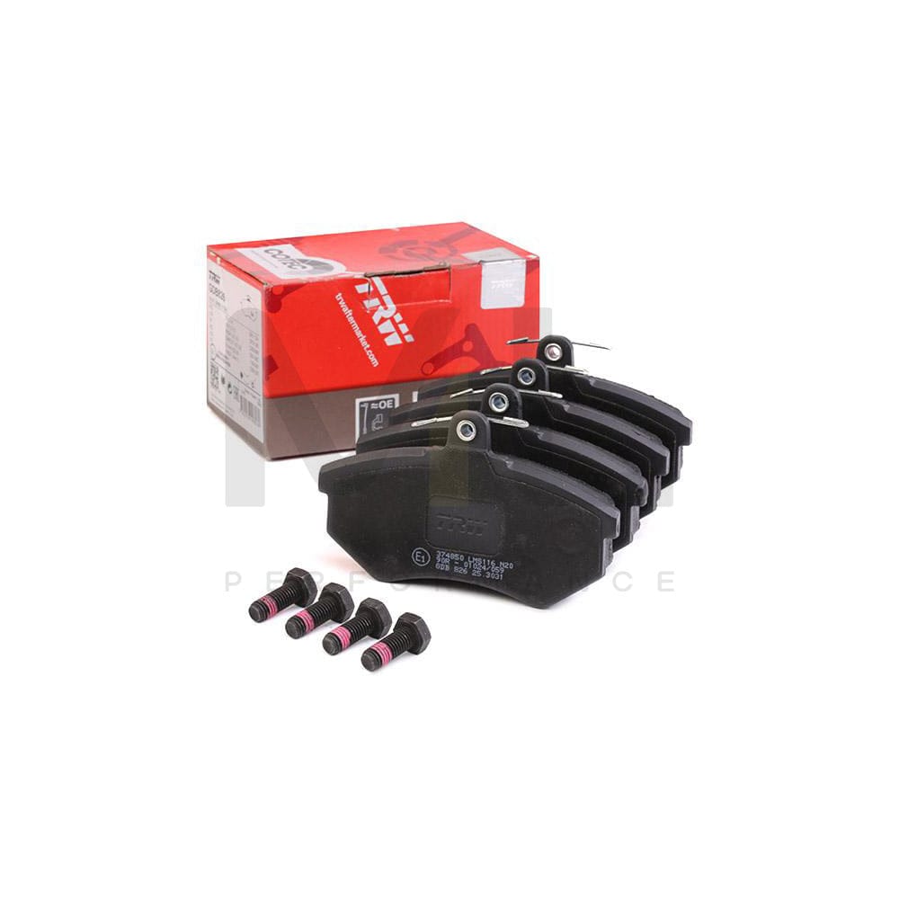 TRW Cotec Gdb826 Brake Pad Set Not Prepared For Wear Indicator, With Brake Caliper Screws, With Accessories