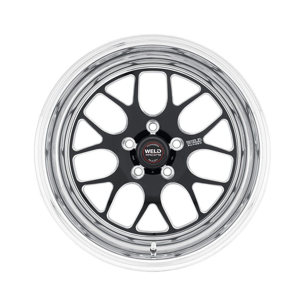 Weld 77HB8100B66A S77 Wheel 18x10 5x4.75 ET28 BS6.6 Black Center - Polished Shell