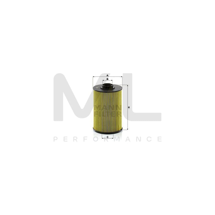 MANN-FILTER PU 10 005 x Fuel filter with seal