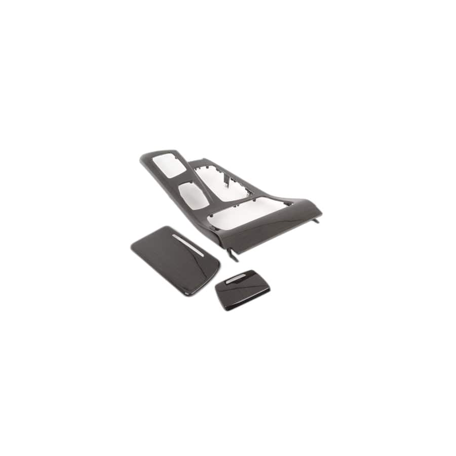 Genuine BMW 51169206377 F11 F10 Set, Covers, Ctr Console, Wood Fineline ANTHRAZIT (Inc. 518d, 535d & 535iX)