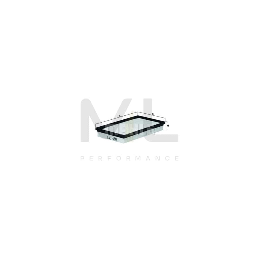 MAHLE ORIGINAL LX 466 Air Filter Filter Insert | ML Performance Car Parts