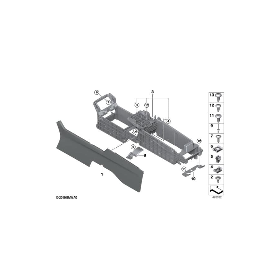 Genuine BMW 07149393978 G12 Blind Rivet 6X15,6 (Inc. 730Ld, 740Li & 750Li)