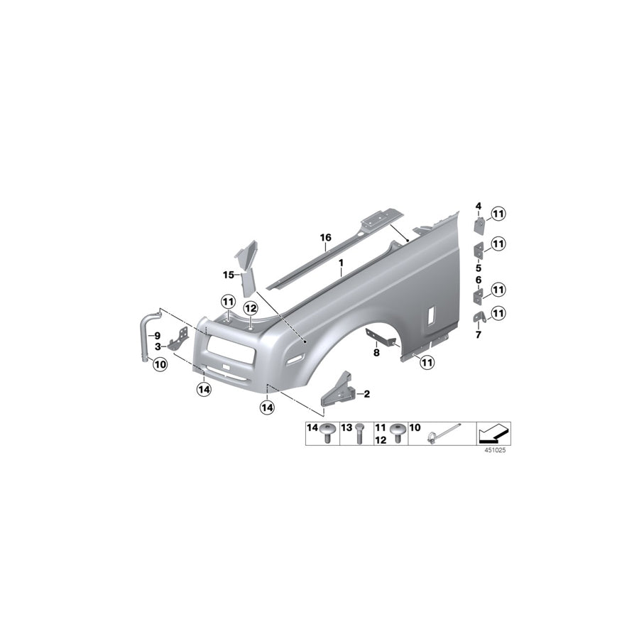 Genuine BMW 18127661043 Screw M6X8 (Inc. Phantom & Phantom EWB)