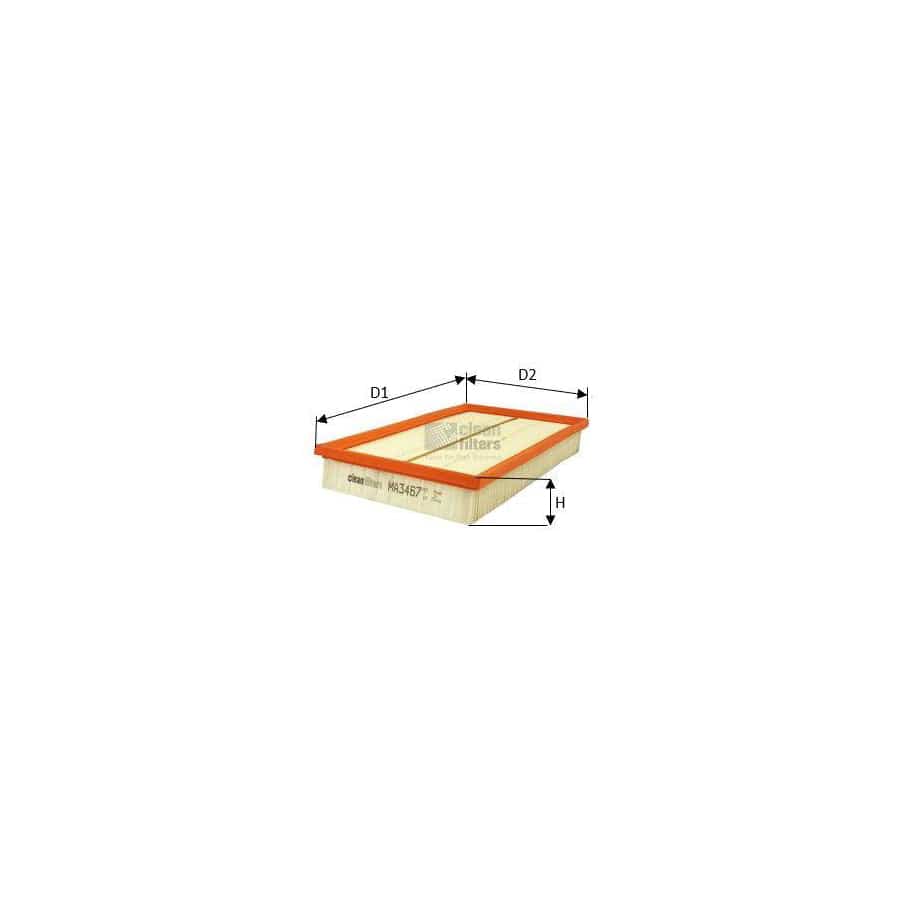 Clean Filter Ma3467 Air Filter
