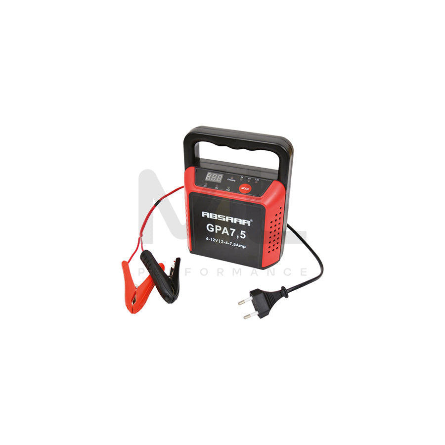 Absaar 0635610 Battery Charger 2A/4A/7,5AA, 6V/12VV, 20~80AhAh