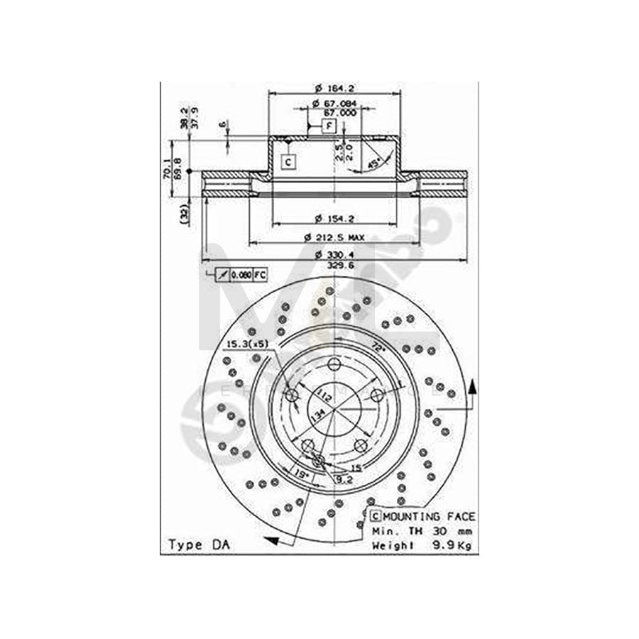 brembo-coated-disc-line-09-7960-11-brake-disc-suitable-for-mercedes-benz-s-class-perforated-vented-coated-high-carbon-with-bolts-screws