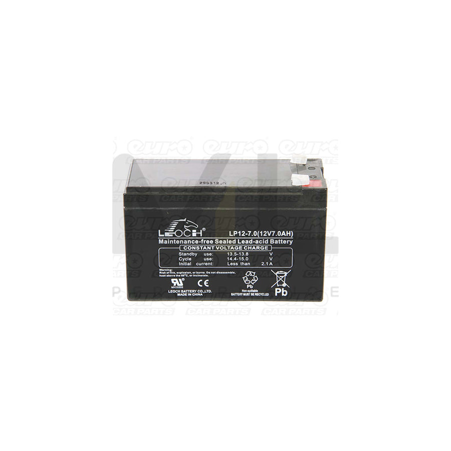 Leoch VRLA Sealed Battery - 12V 7Ah