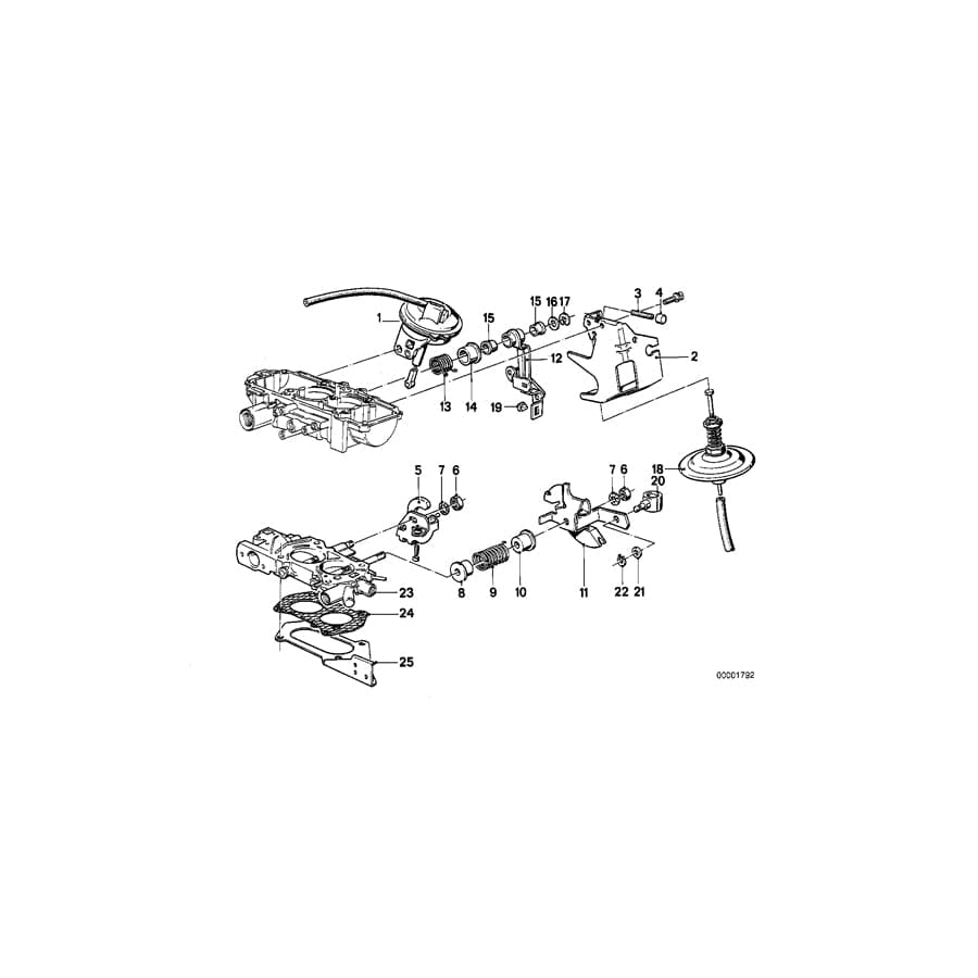 Genuine BMW 13119067408 E21 E28 E12 Gasket Asbestos Free (Inc. 316 & 518)