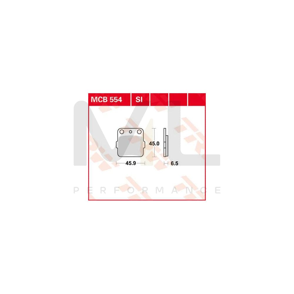 TRW Sinter Offroad Mcb554Si Brake Pad Set