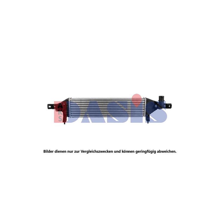 AKS Dasis 077013N Intercooler for Nissan Qashqai / Qashqai 2 I (J10, Nj10)