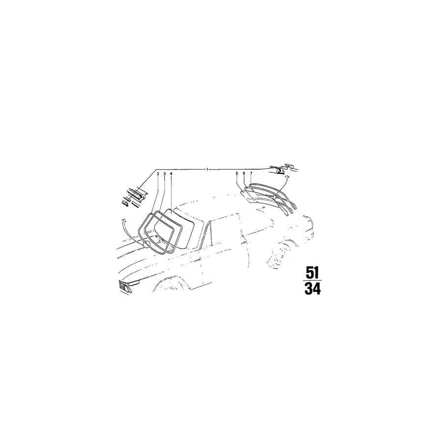 Genuine BMW 51311817246 Front Windshield Clear (Inc. 2002, 1802 & 2000tii)