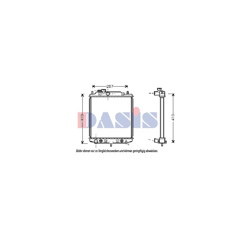 AKS Dasis 360018N Engine Radiator for Daihatsu Move (L6_)