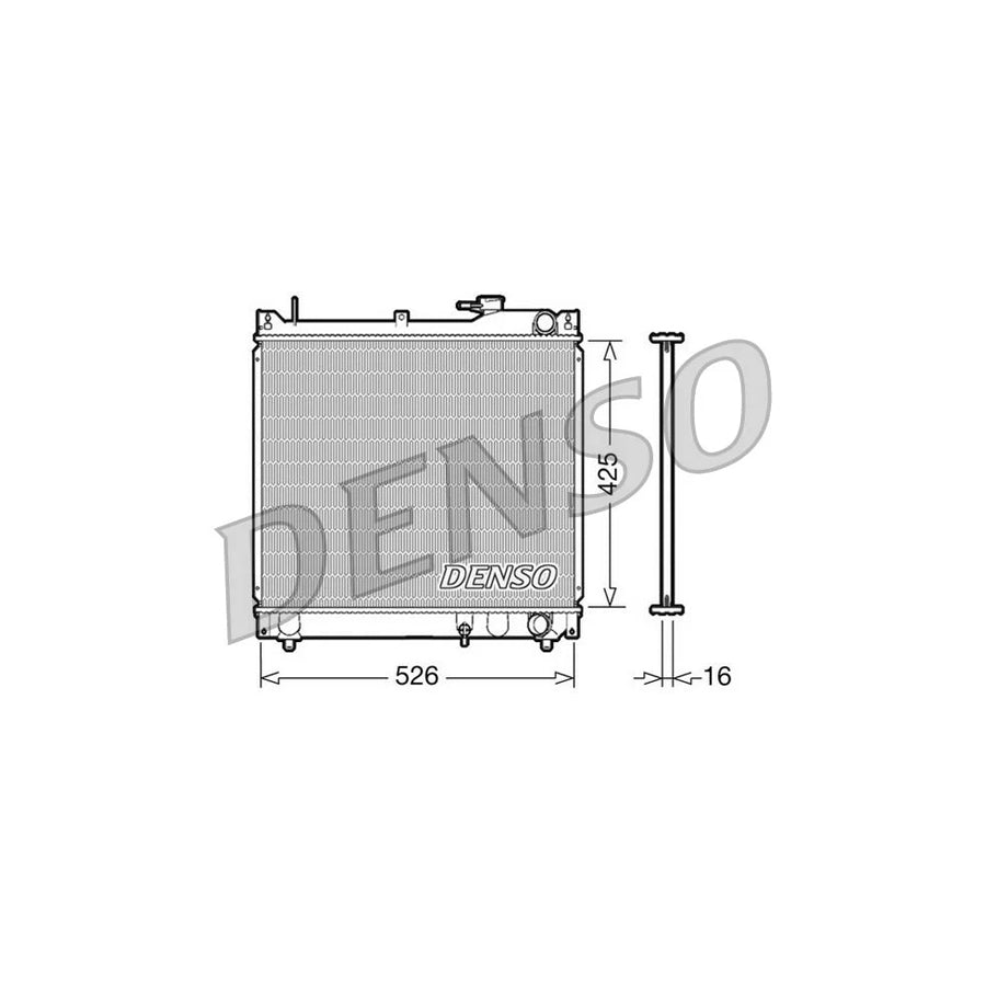 DENSO DRM47015 Engine Radiator for Suzuki Grand Vitara I Off-Road (Ft, Ht)