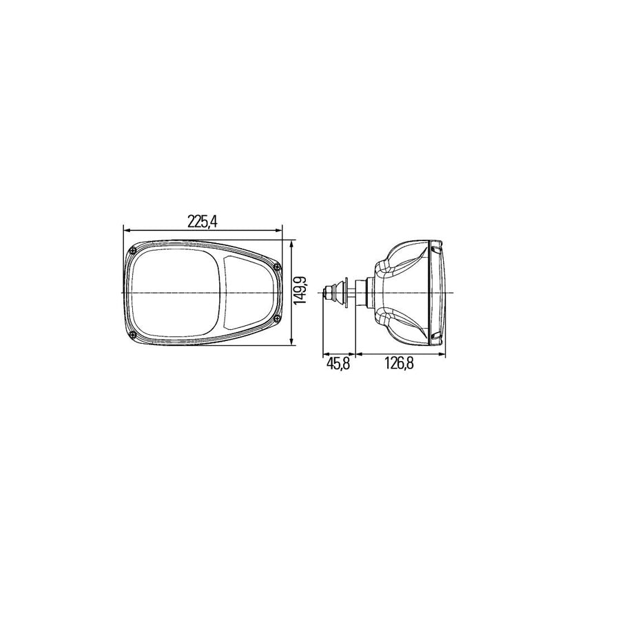 Hella 1EE 996 174-021 Headlight