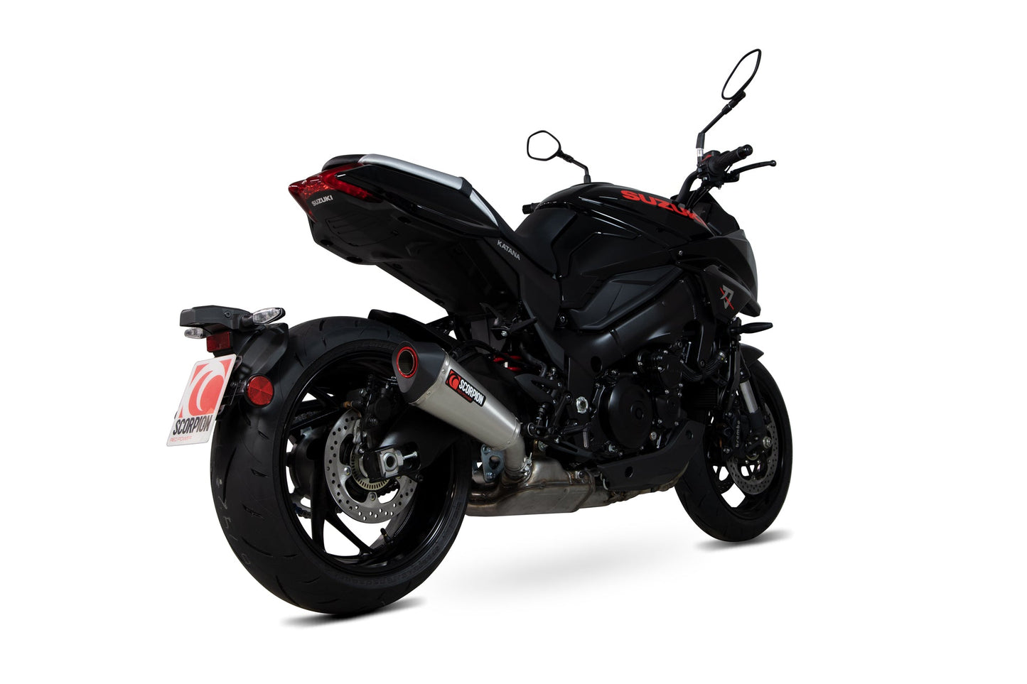 Scorpion RSI125SEO Suzuki GSX-S 1000 Katana Serket Taper Slip-On - Brushed Stainless Steel Sleeve | ML Performance UK UK