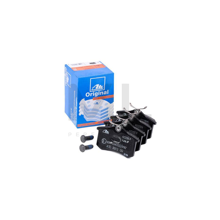 ATE 13.0460-2864.2 Brake pad set excl. wear warning contact, with brake caliper screws