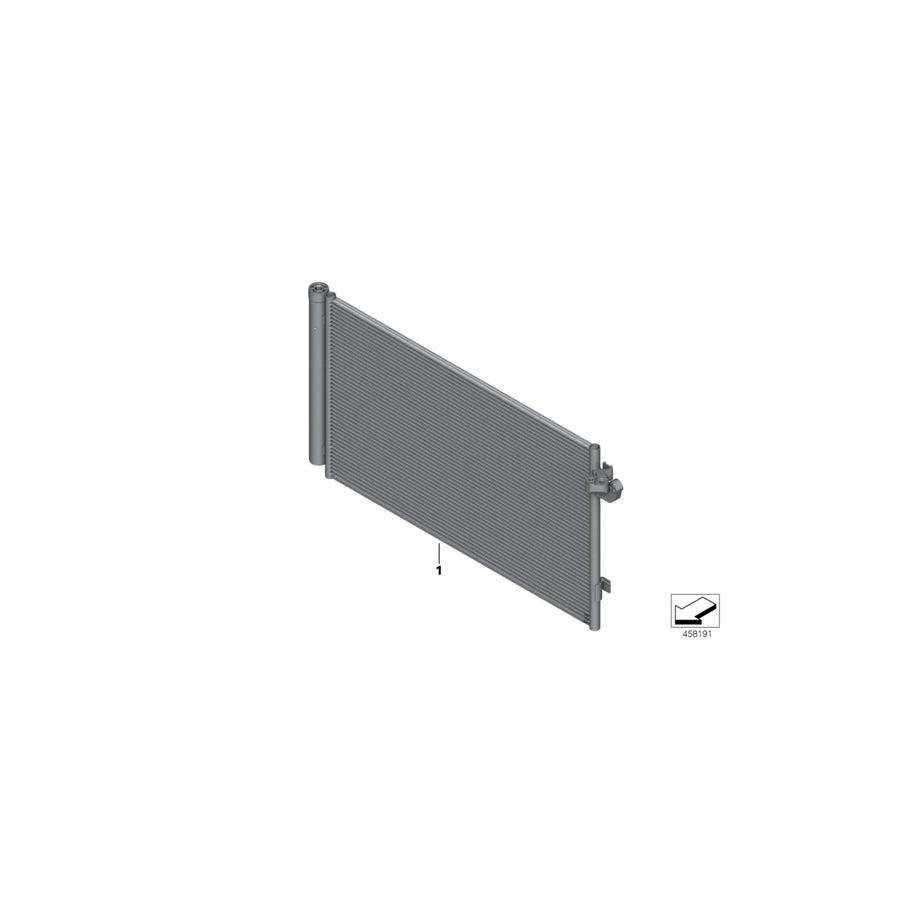 Genuine BMW 64539364259 G31 G12 Condenser Air Conditioning With Drier (Inc. 750LdX, M550dX & 750dX)