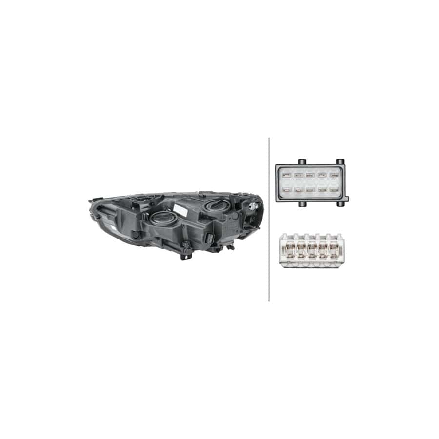 Hella 1LG 354 869-081 Headlight
