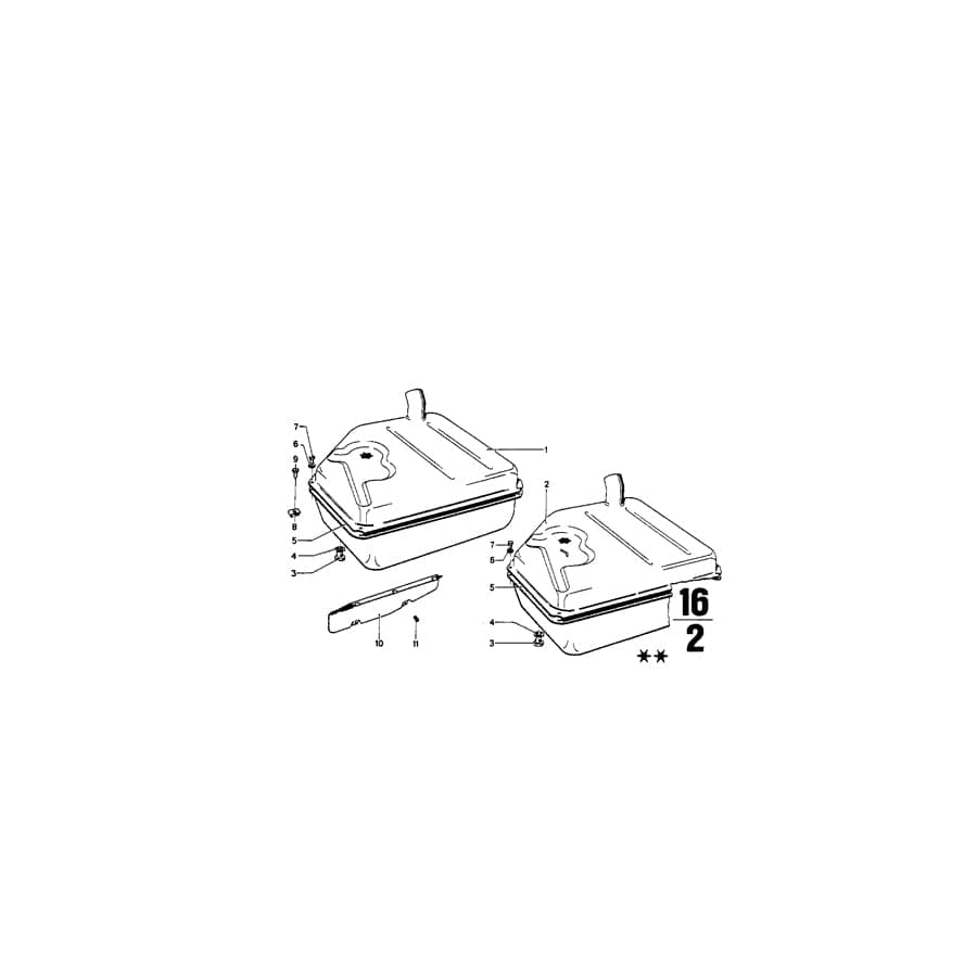Genuine BMW 16111117052 Gasket (Inc. 2002, 2002turbo & 1602)