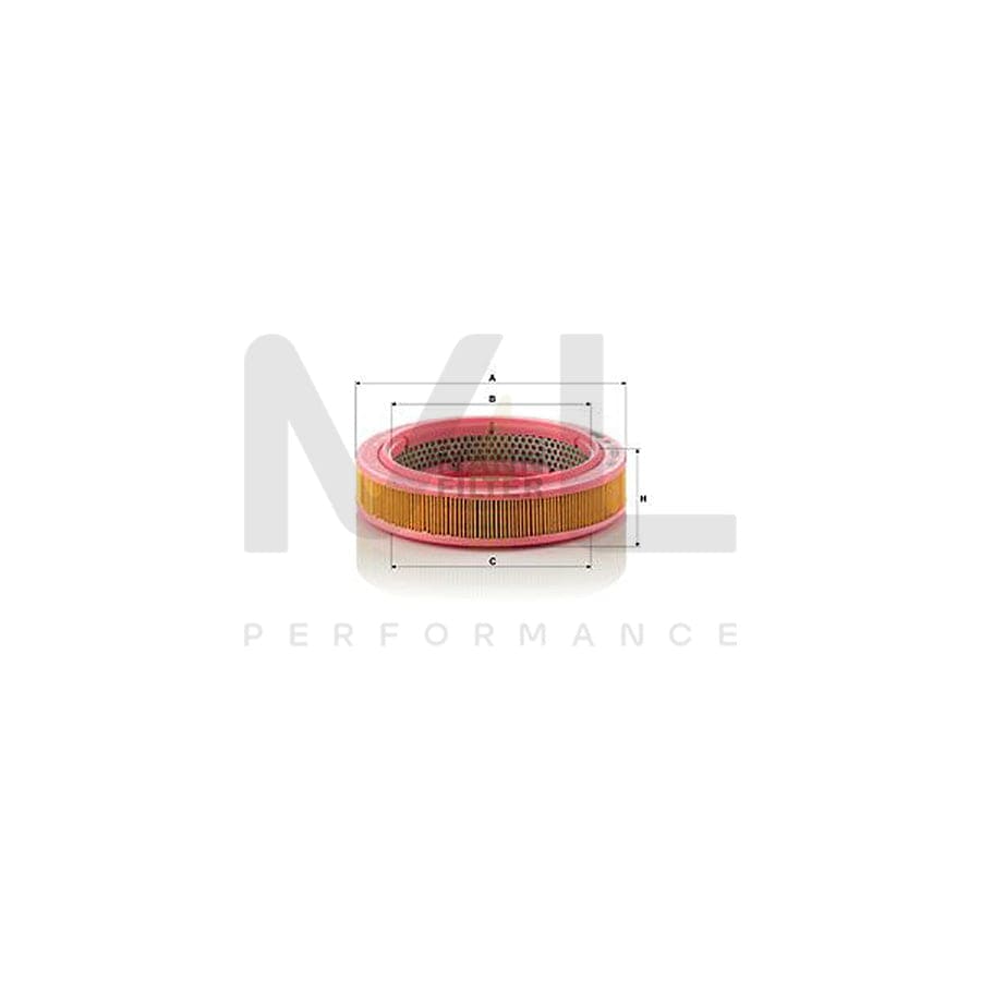 MANN-FILTER C 2231/1 Air Filter for MAZDA 121 Filter Insert