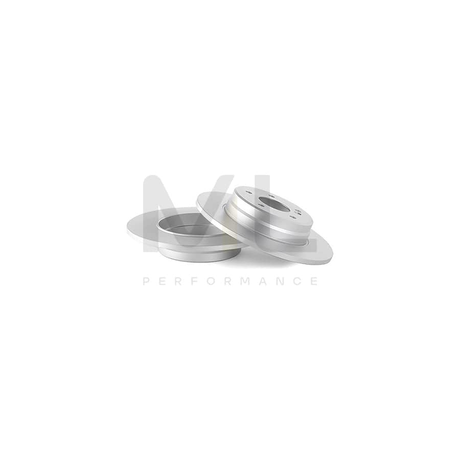 ATE 24.0110-0217.1 Brake Disc Solid, Coated, with bolts/screws - 1 piece