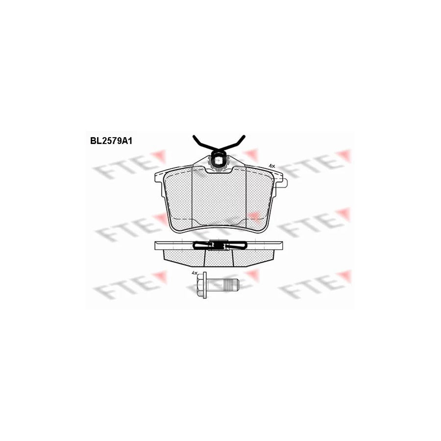 FTE 9010830 Brake Pad Set