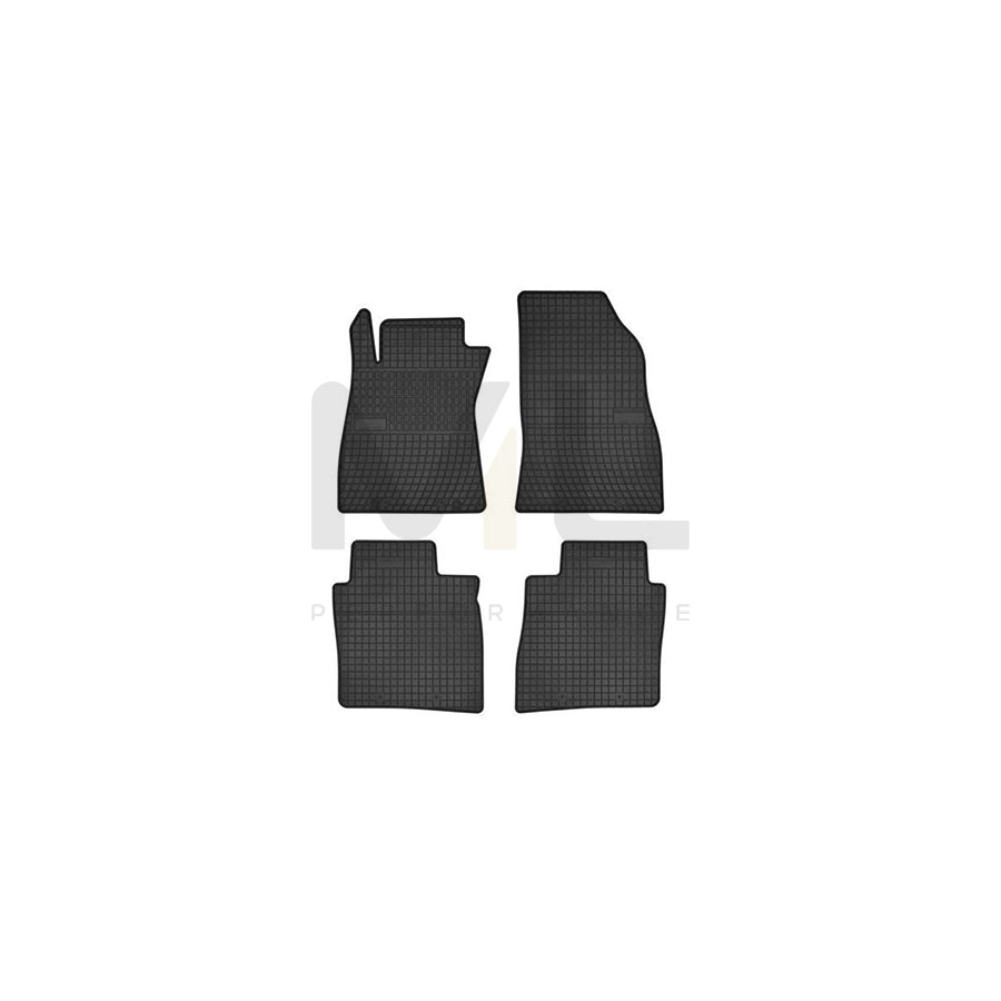 FROGUM Tailored 542681 Floor mat set for NISSAN Pulsar Hatchback (C13) Elastomer, Front and Rear, Quantity: 4, Black, (LHD)