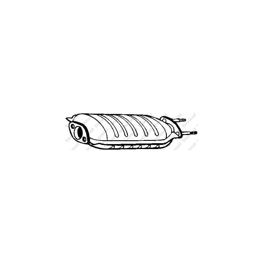 Bosal 099-528 Catalytic Converter for Mitsubishi Pajero / Shogun