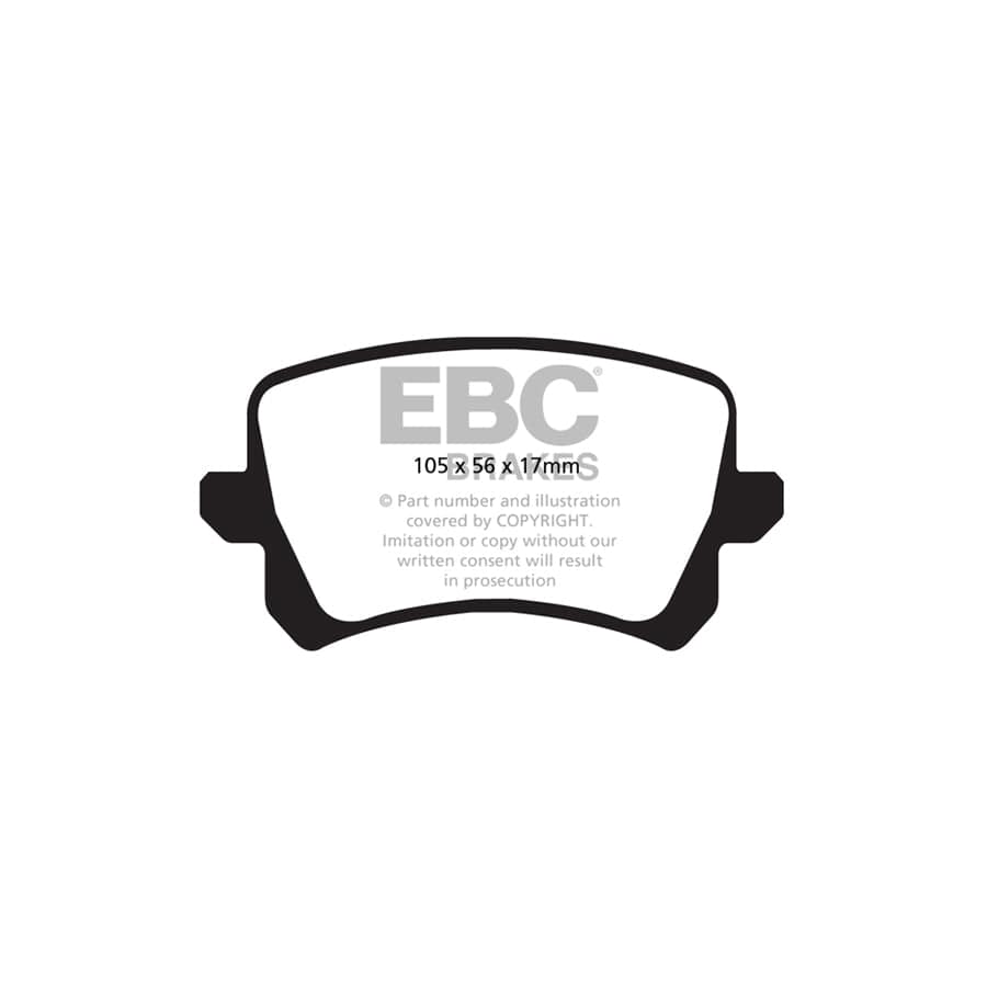 EBC PD40K245 Audi Seat VW Ultimax Pad & Plain Disc Kit - TRW Caliper 3 | ML Performance UK Car Parts