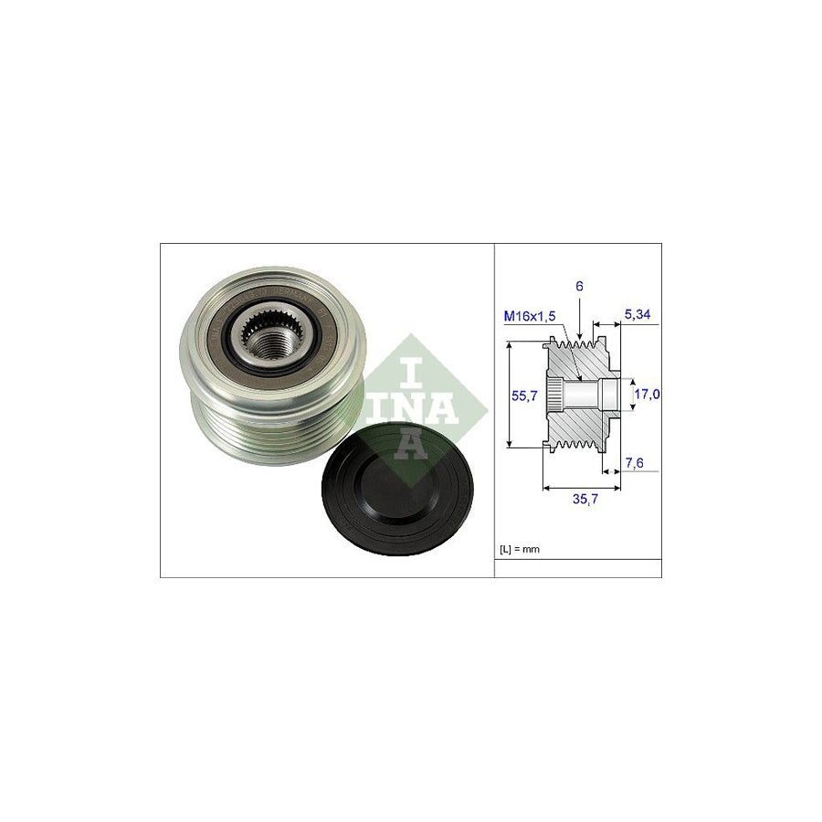 Ina 535 0077 10 Alternator Freewheel Clutch