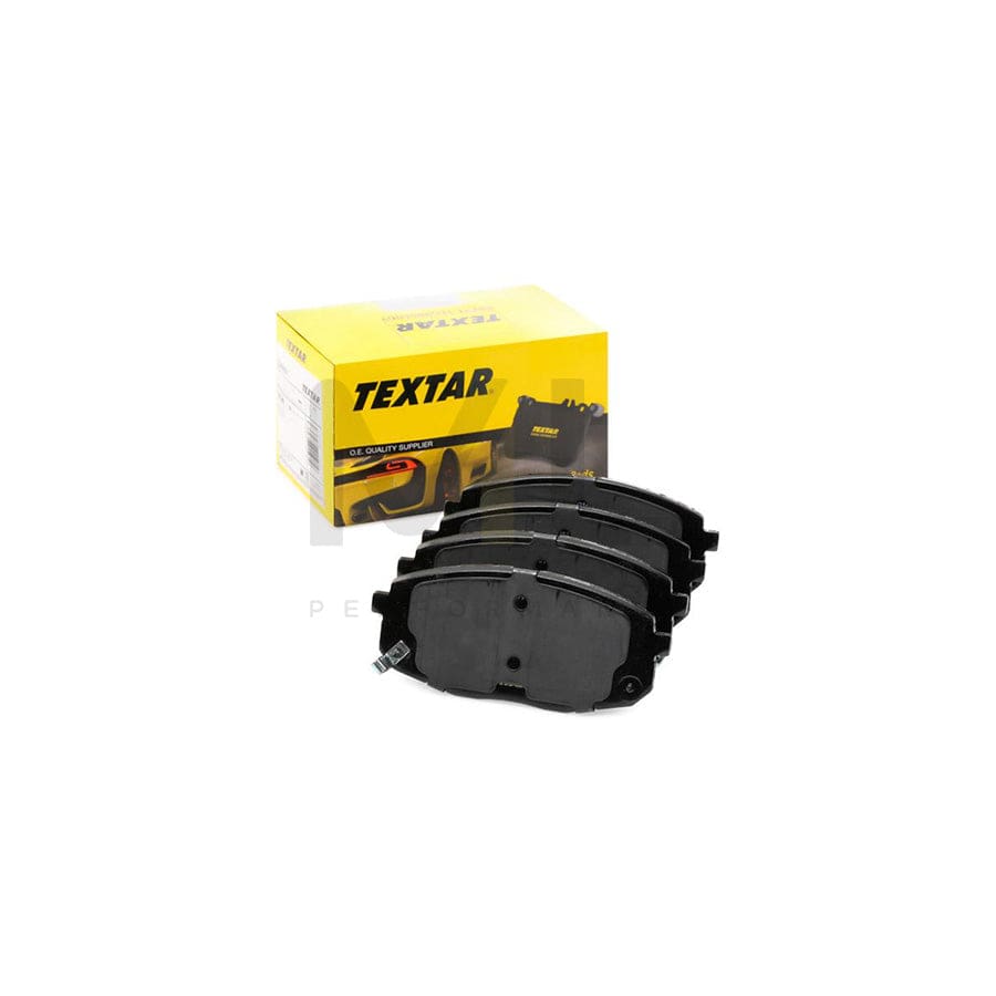 TEXTAR 2396601 Brake pad set with acoustic wear warning