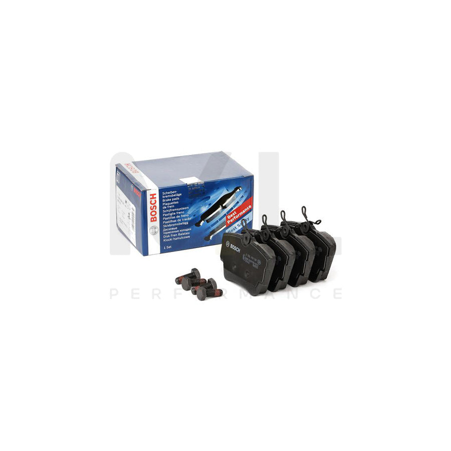 Bosch 0986494040 Brake Pad Set With Anti-Squeak Plate, With Bolts/Screws, With Mounting Manual