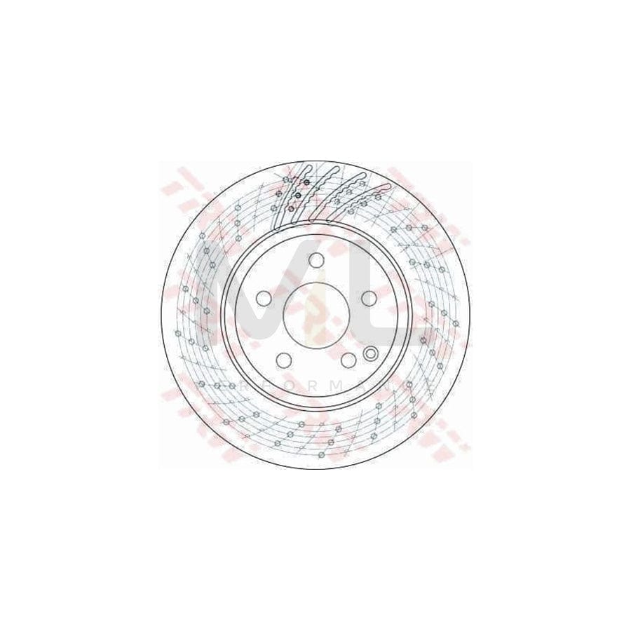 TRW DF4149 Brake Disc - 1 piece