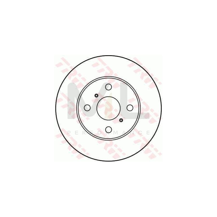 TRW DF1921 Brake Disc Solid - 1 piece