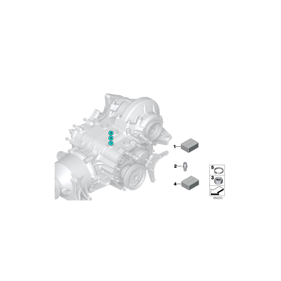 Genuine BMW 23138420570 Tubing QUICK FILL (Inc. M6 GT3)