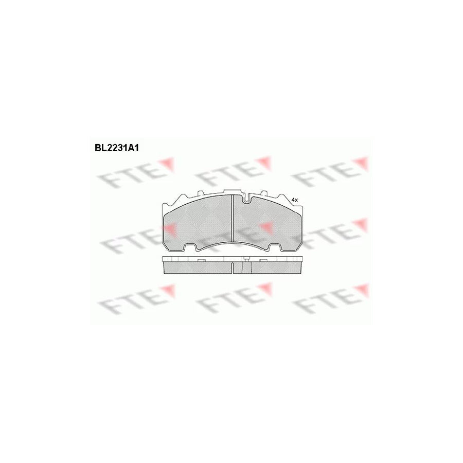 FTE Bl2231A1 Brake Pad Set