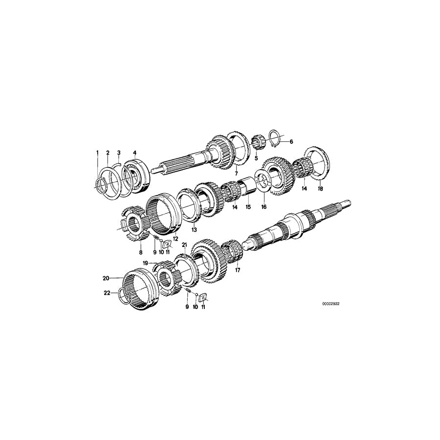 Genuine BMW 23121224508 E30 E28 Ball Bearing 72X30X19 (Inc. 320i, 316i & 520i)