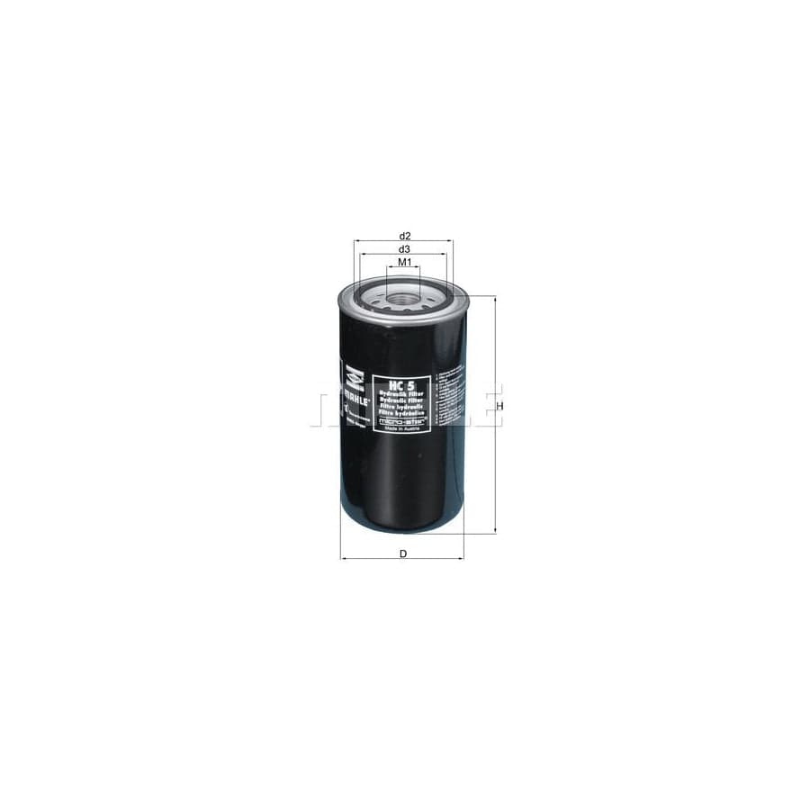 Mahle Original Hc 5 Hydraulic Filter, Automatic Transmission | ML Performance UK Car Parts