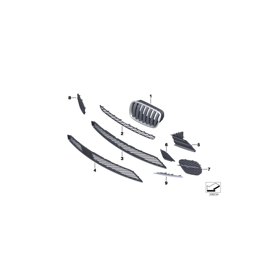Genuine BMW 51747222875 E70 Cover, Brake Duct, Left (Inc. X5 30dX & X5 M50dX)