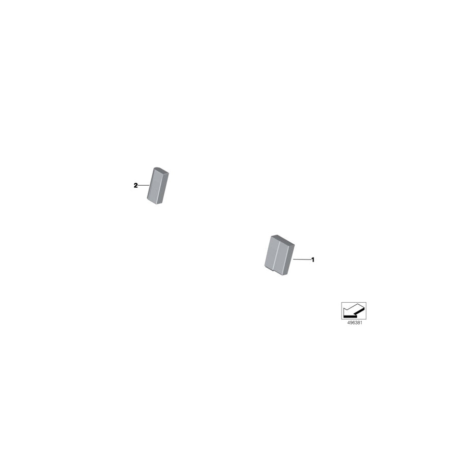 Genuine BMW 51728424914 Foam Wedge RECHTS/RH (Inc. M6 GT3)